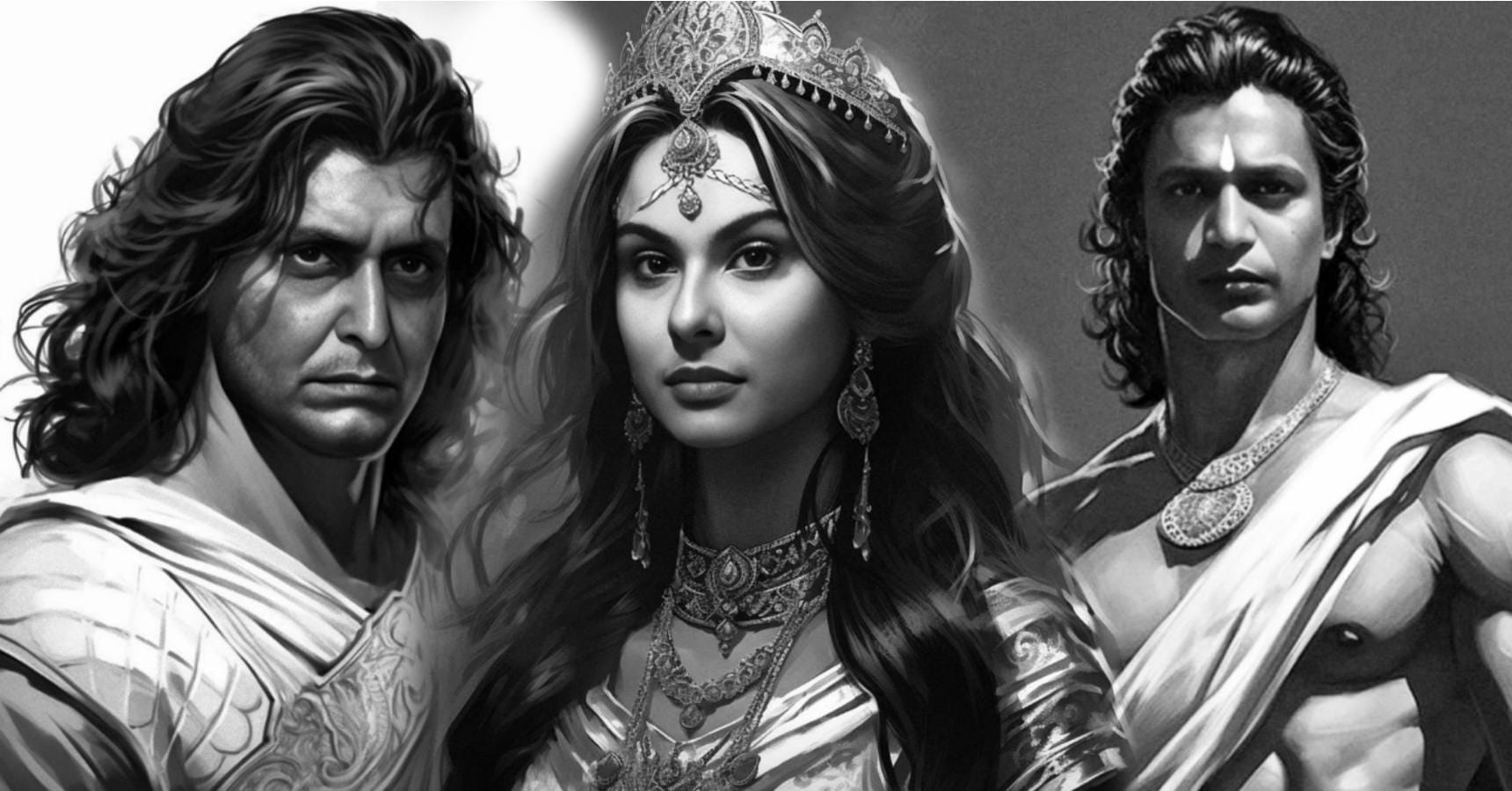 uttam kumar, soumitra chatterjee in tollywood mahabharat