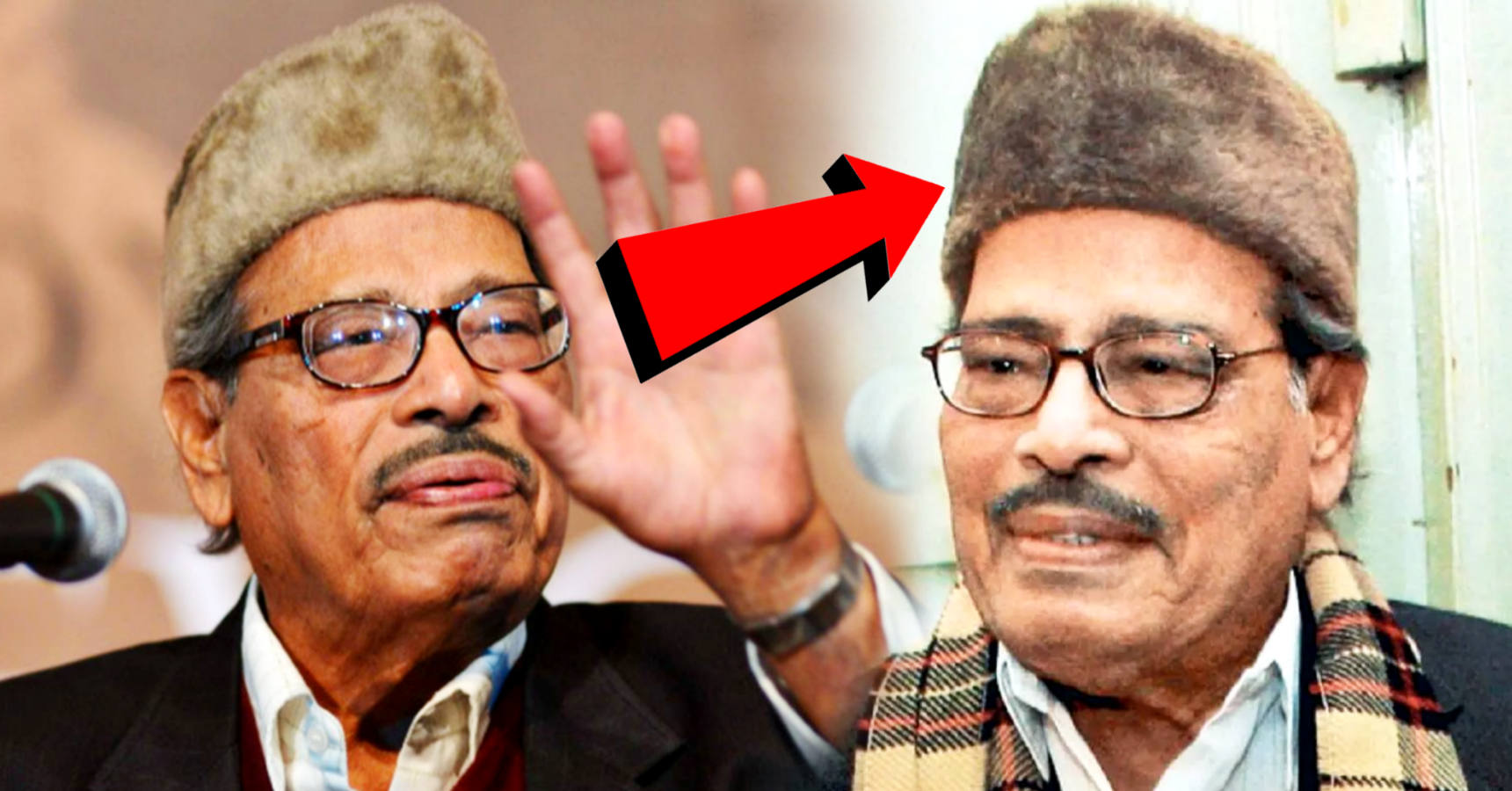 why did manna dey always wear kashmiri cap