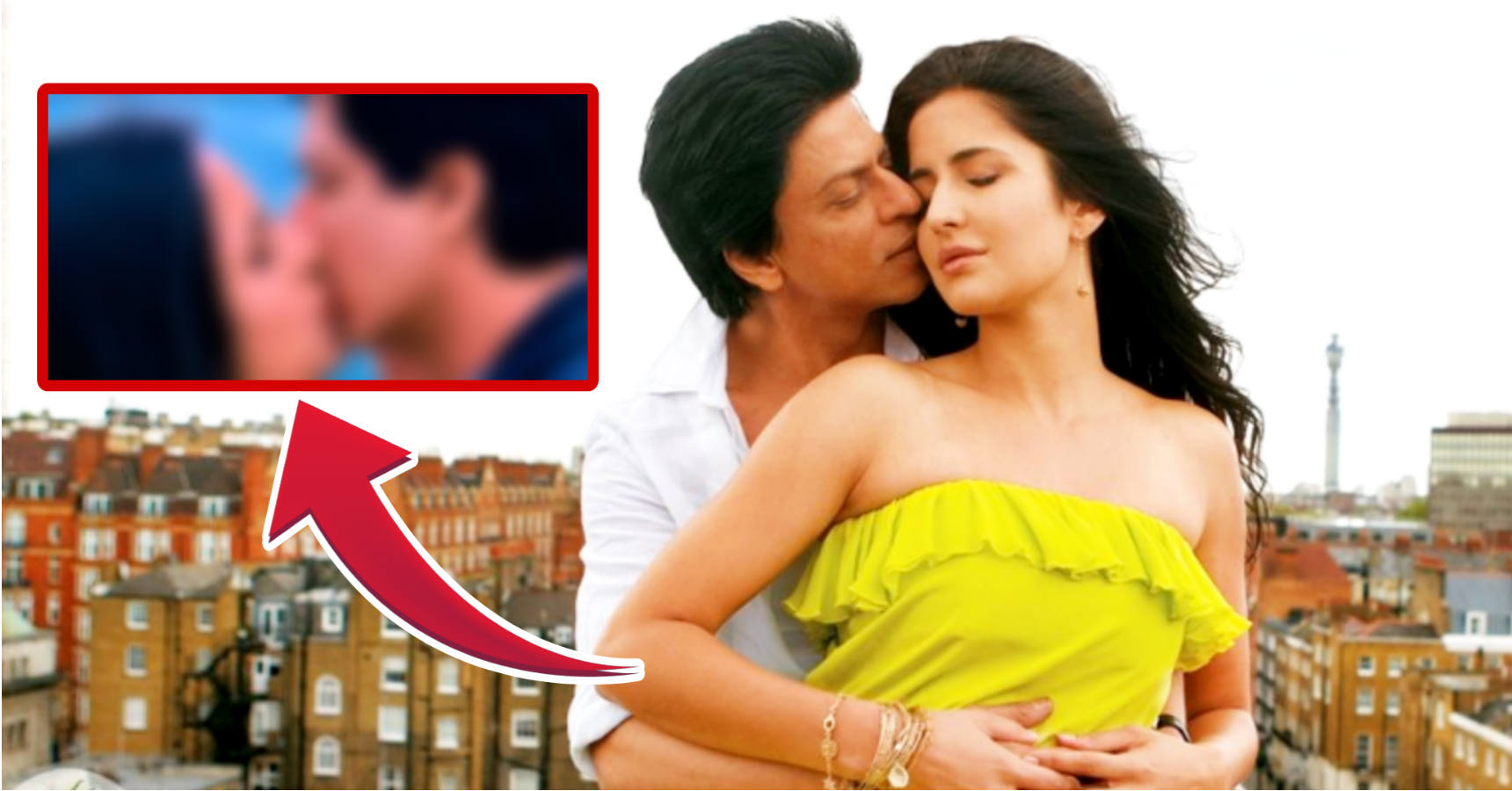 why did shahrukh khan agreed to kiss katrina kaif nn