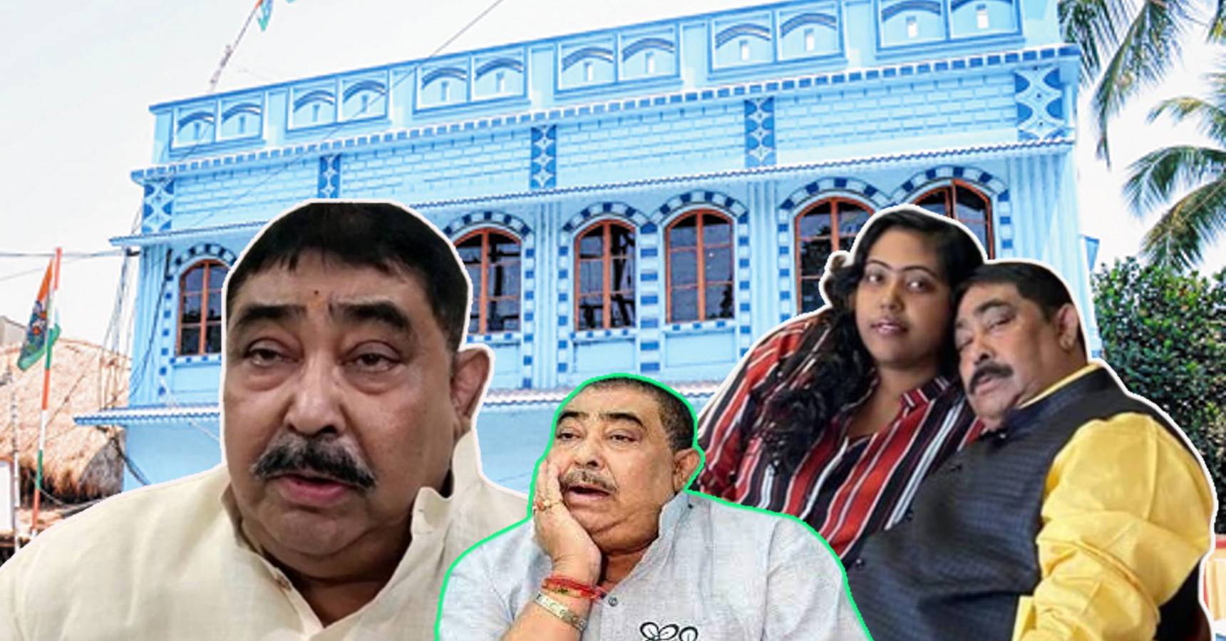 Who is staying at Tmc leader Anubrata Mondals bolpur house