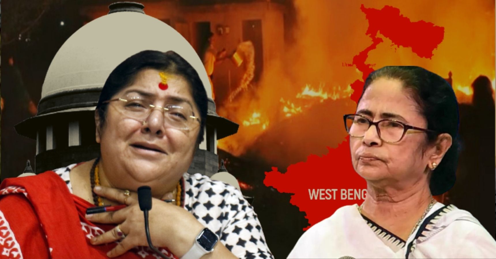 Locket Chatterjee Vocal on post poll violence in west bengal