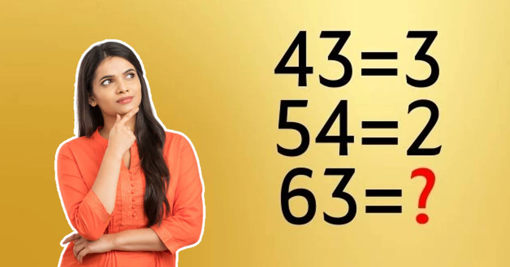 Brain Teser Solve this puzzle in 13 seconds