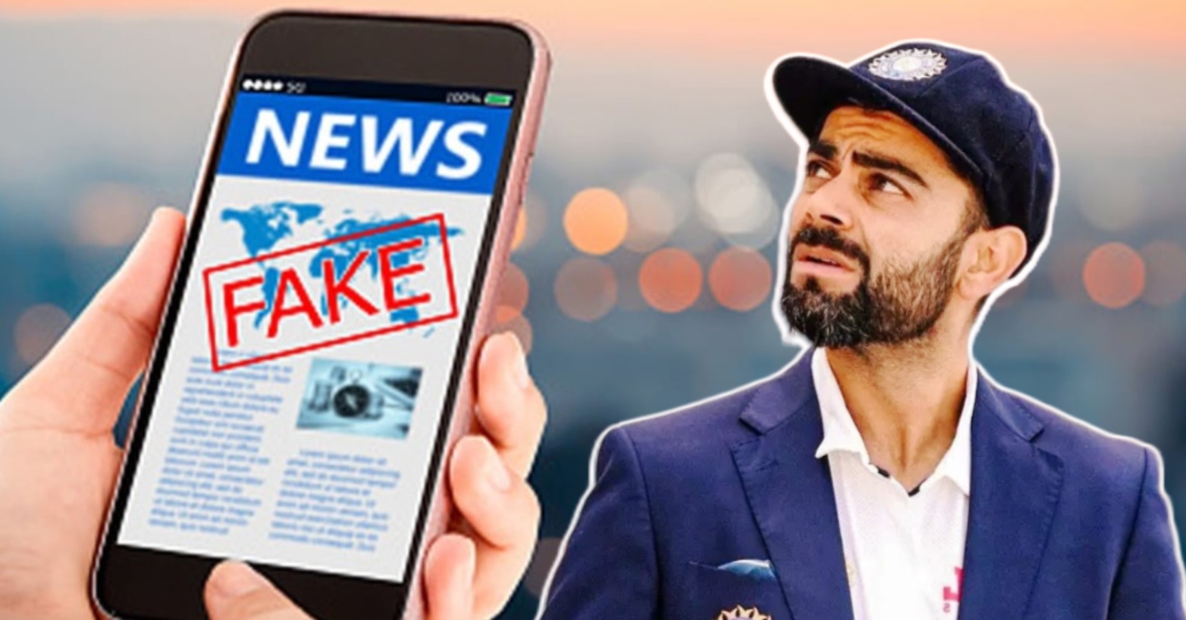 kohli fake news