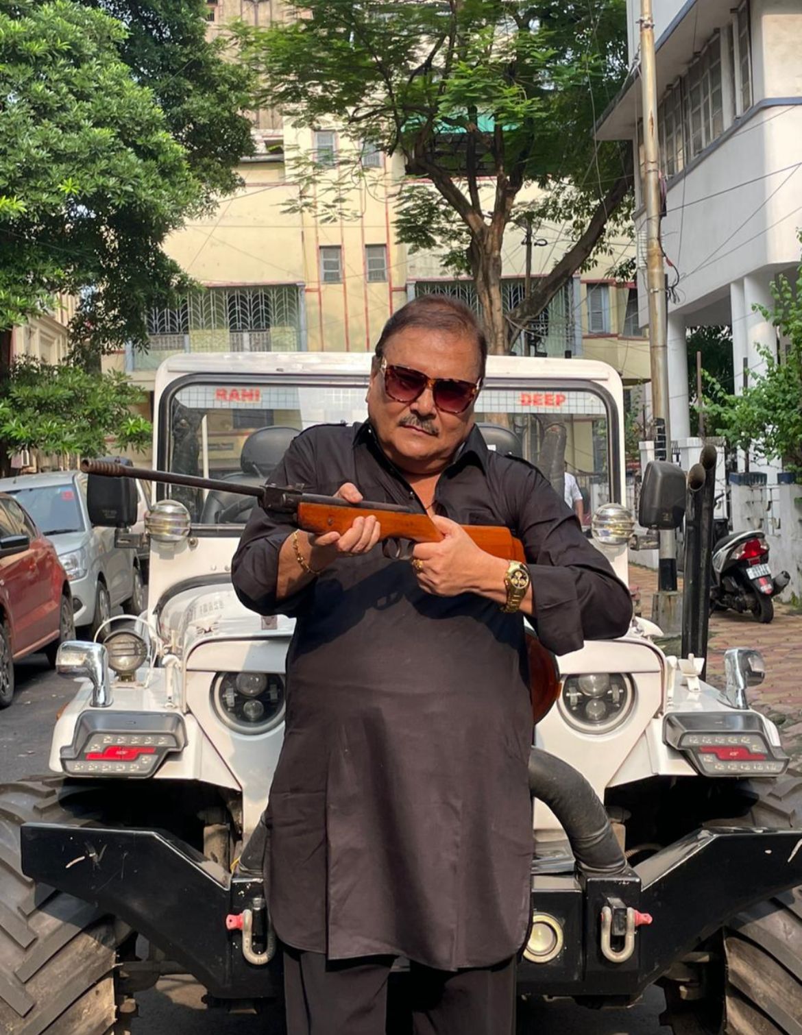 Madan mitra started promotion of his film