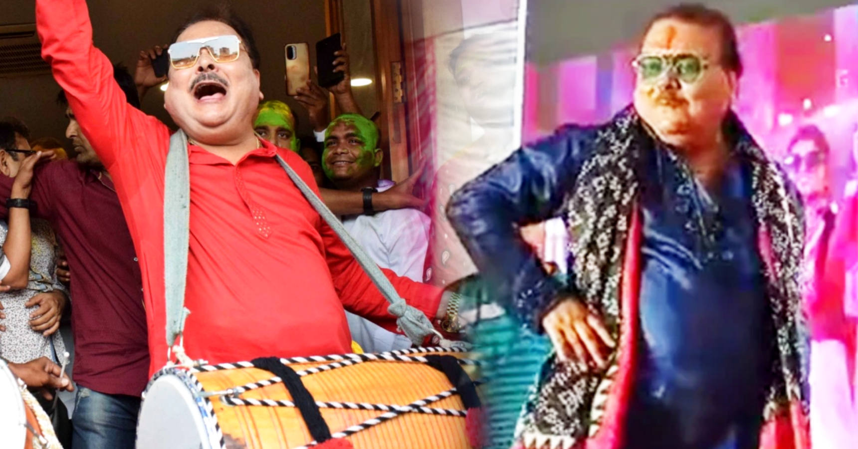 madan mitra in his new bengali cinema promotion