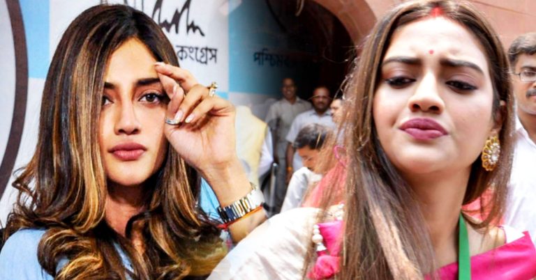 nusrat jahan left press conference angrily