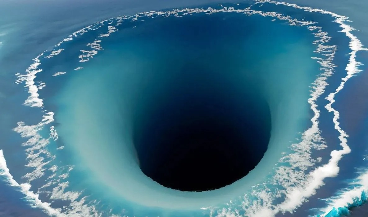 mystery of the giant crater found in the Indian Ocean