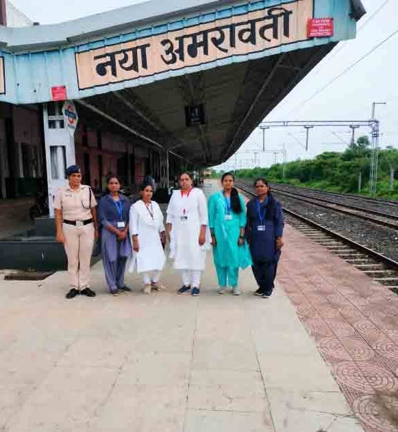 Now another "pink station" has been announced by the railways