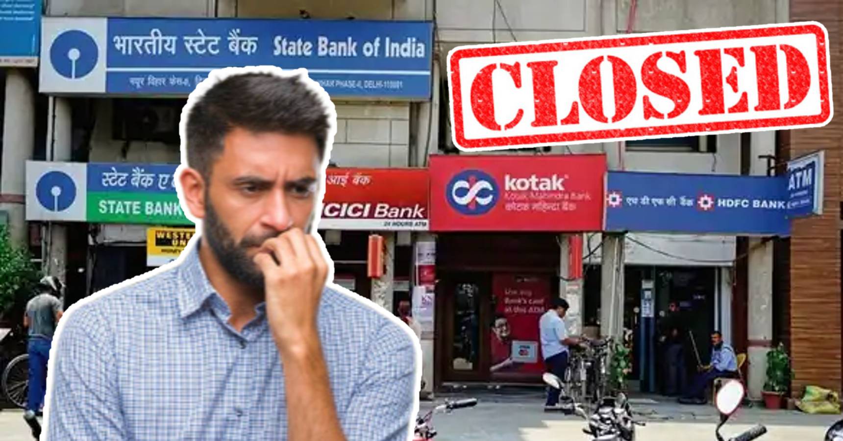 Banks will be closed for 18 days in December