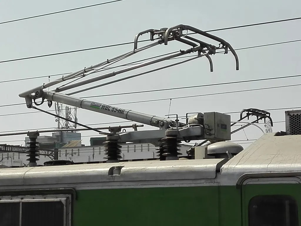 2 wires are used at home, but how does the train run on one 