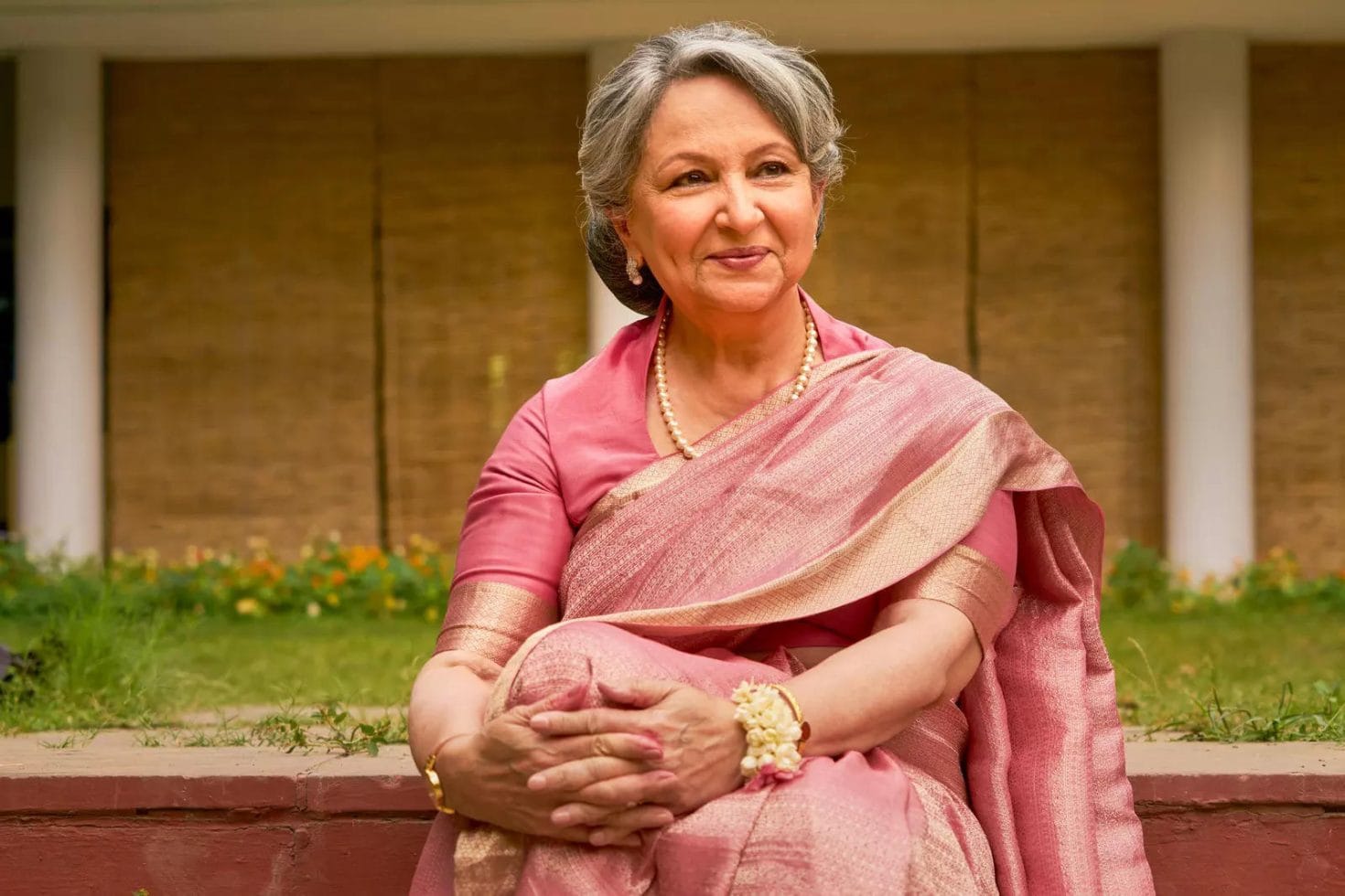 eds to go with story mumbai bollywood actor sharmila tagore in a still fro 