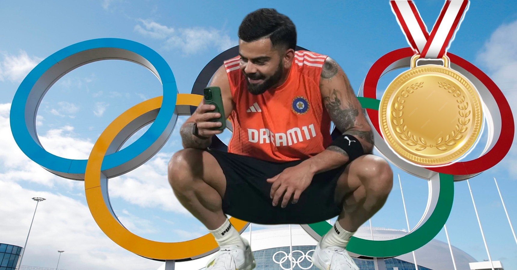 kohli gold olympics