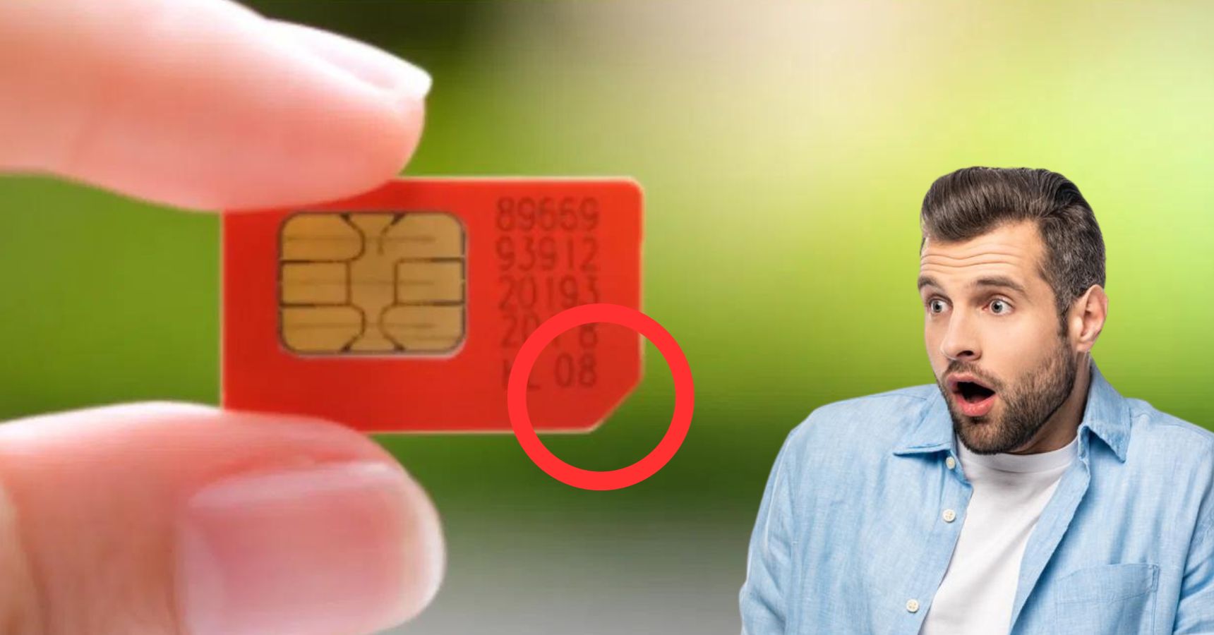 Why is there a corner cut on the SIM card