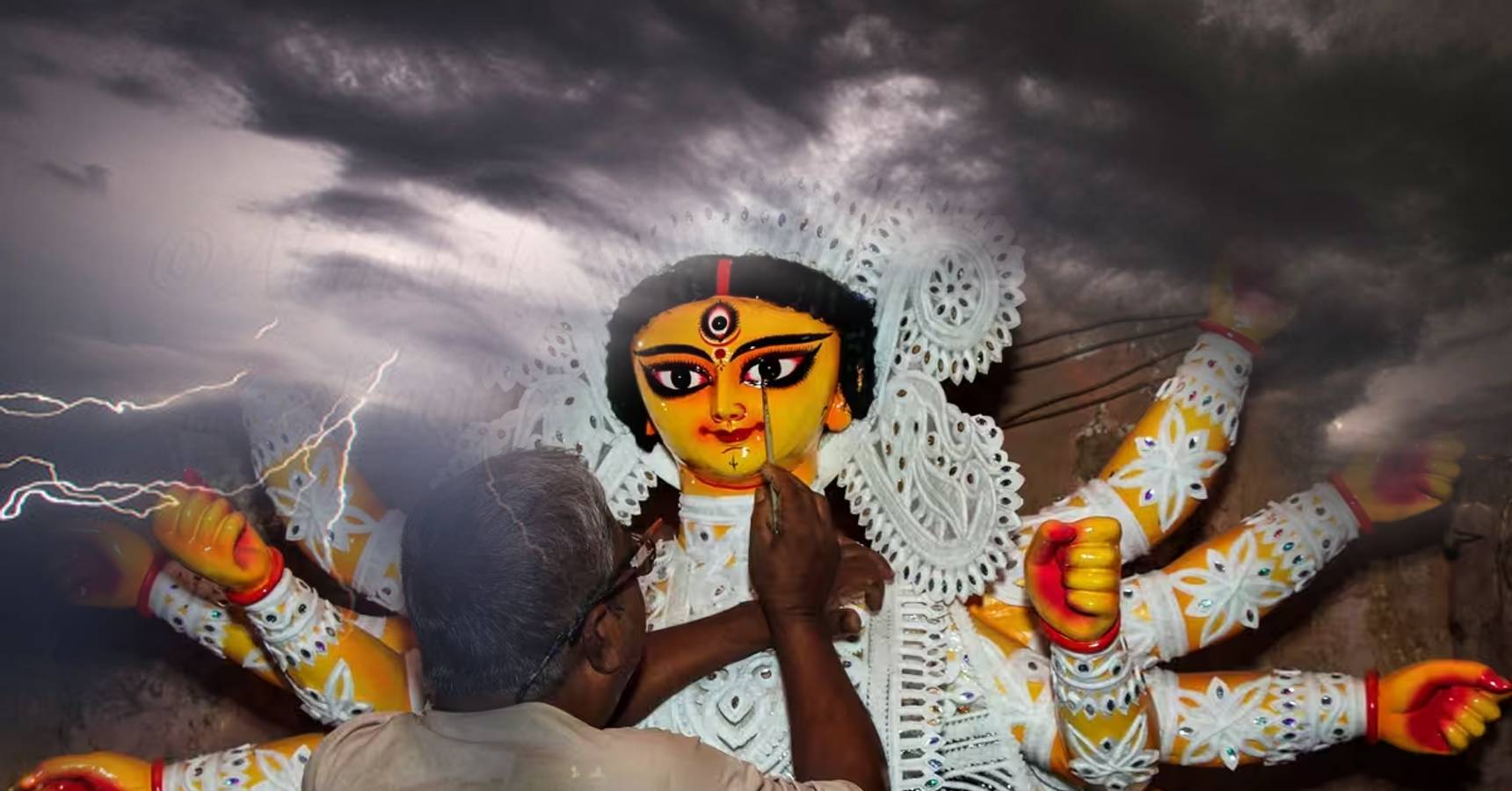 durga puja weather