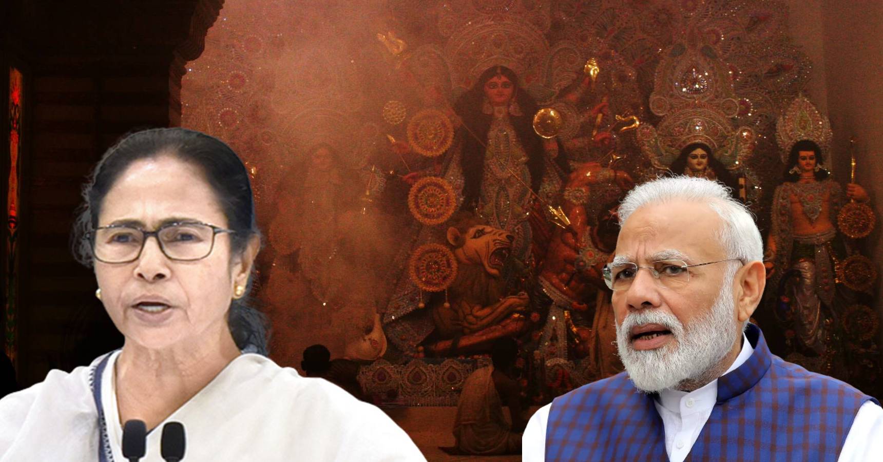 mamata modi puja