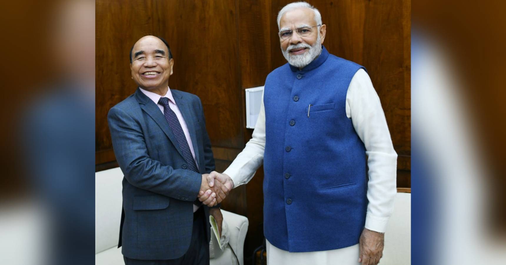 zoramthanga with modi