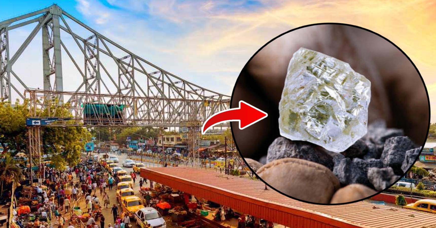 There are diamond mines near Kolkata