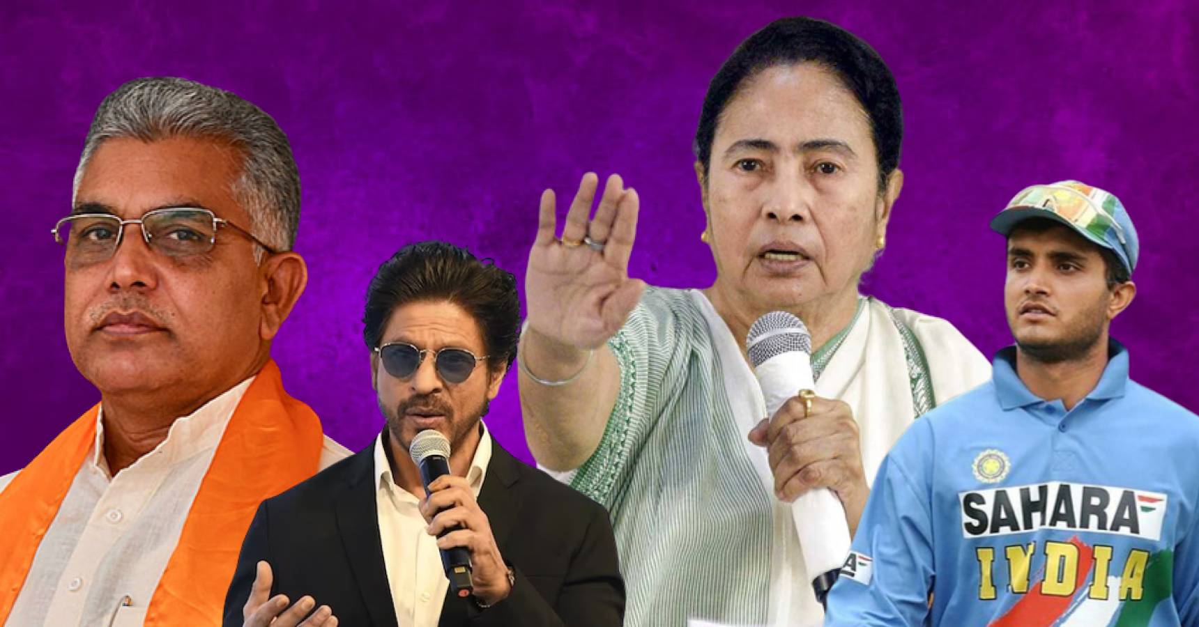 mamata shah rukh khan sourav ganguly dilip ghosh