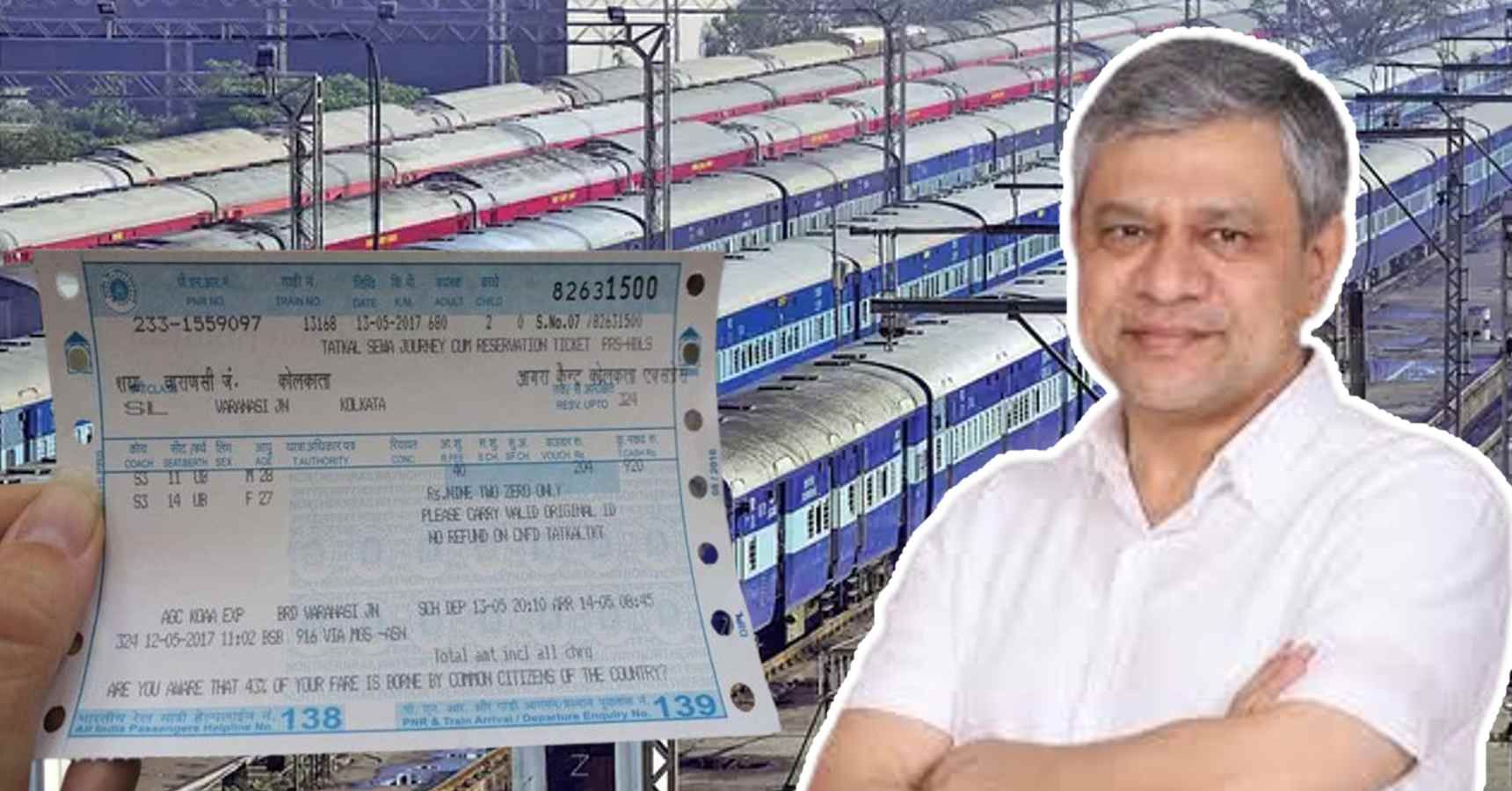 Big discount on this ticket for passengers of railways