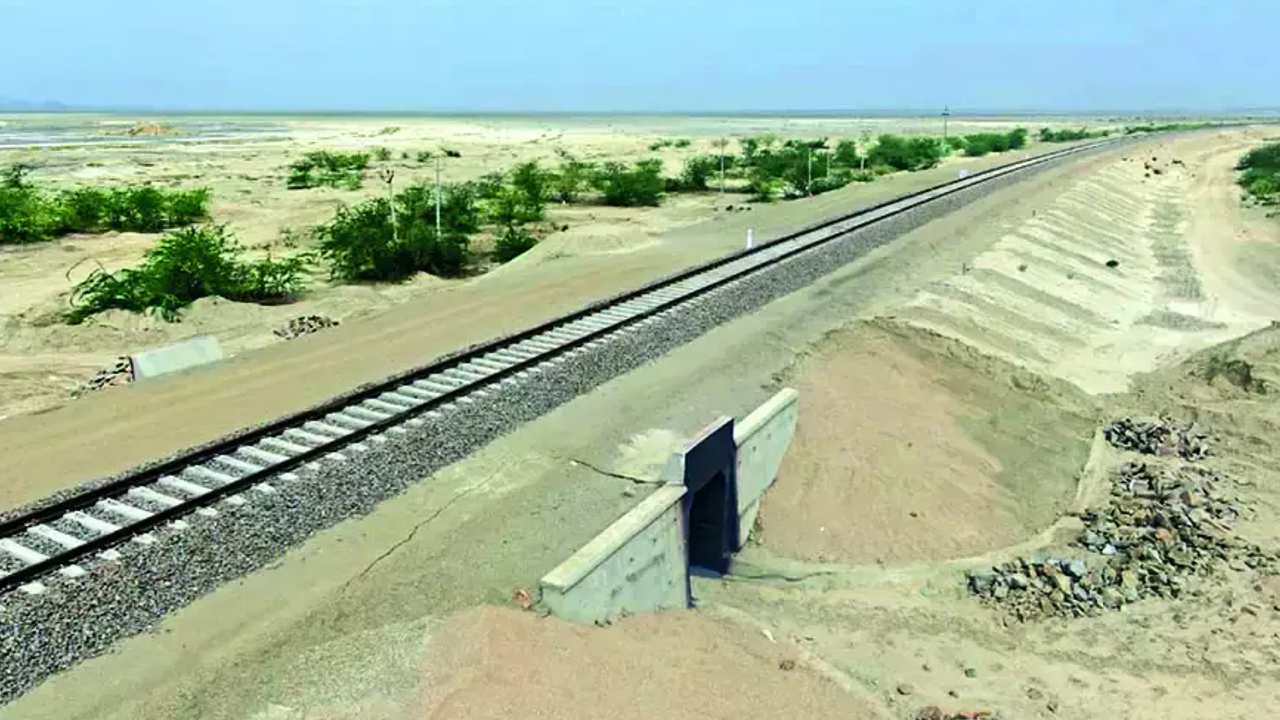 India's first high-speed railway track is under construction in this state