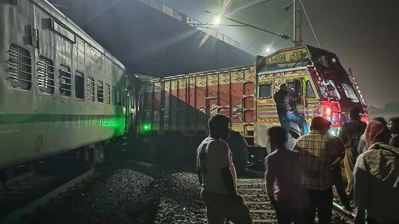 train truck collision
