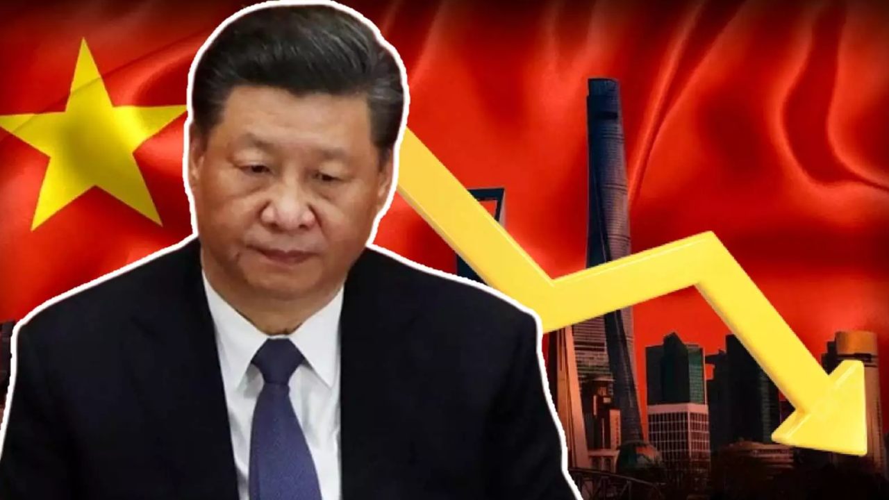 China suffered a big shock in the middle of the financial crisis.