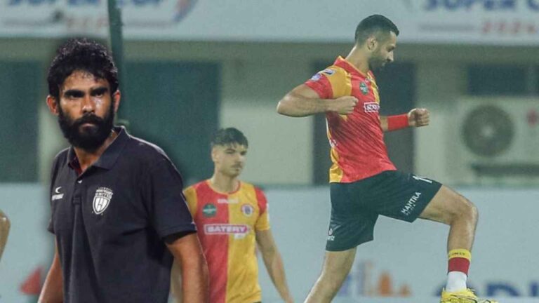 What did Jamshedpur's coach do to beat East Bengal