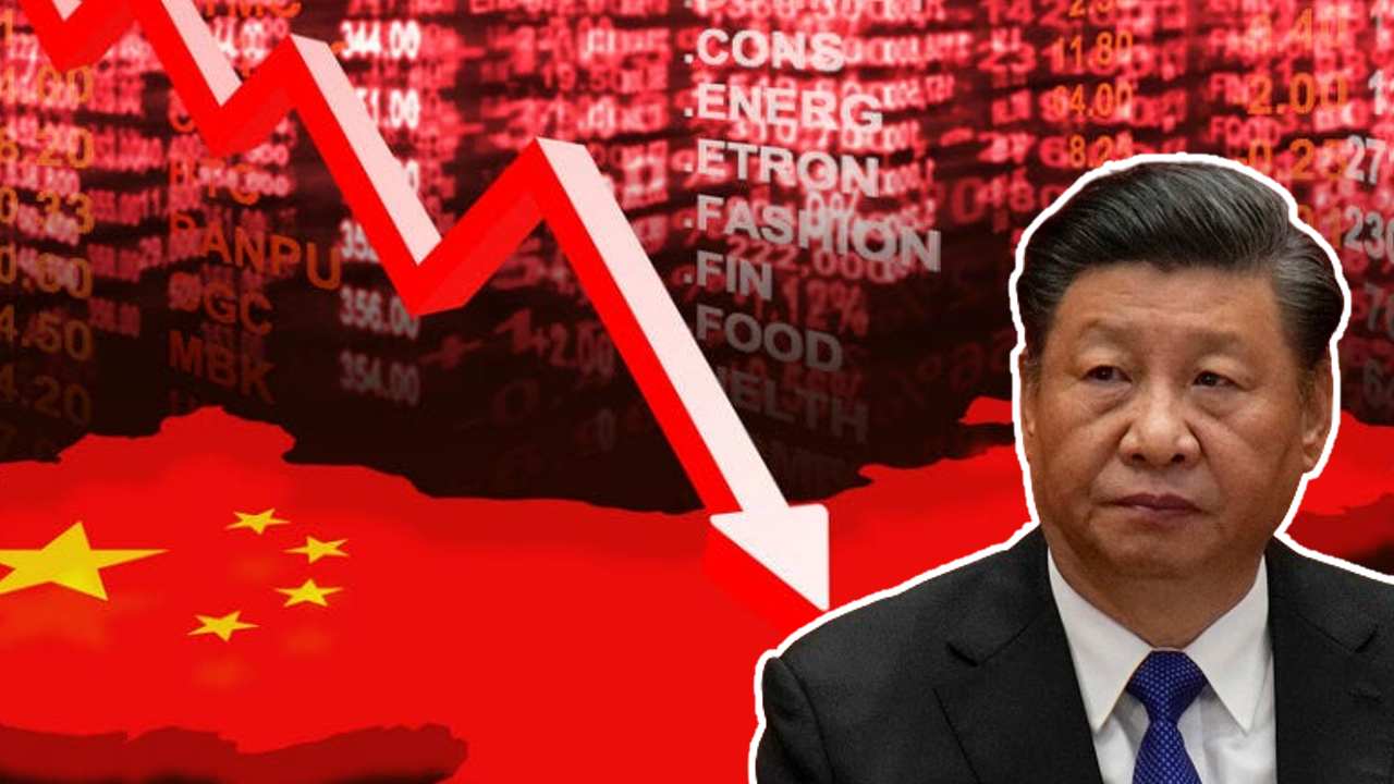 China suffered a big shock in the middle of the financial crisis