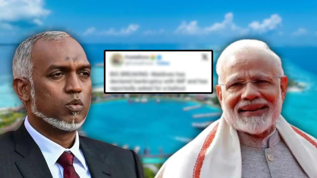 Is the Maldives bankrupt due to disputes with India