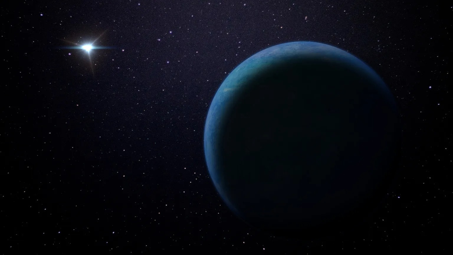 Is the possible position of the ninth planet found in the solar system 