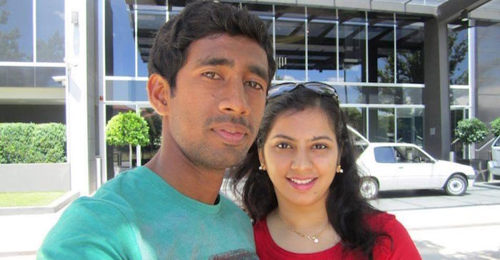 wriddhiman saha with his wife