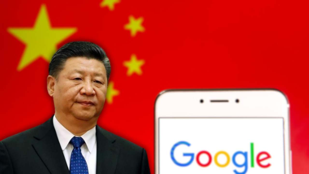 China caught stealing data from Google