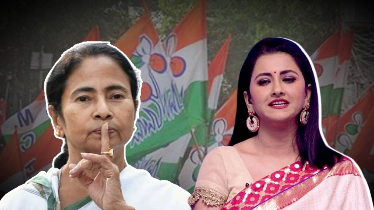 hooghly tmc candidate rachana banerjee eats ghoogni while campaigning