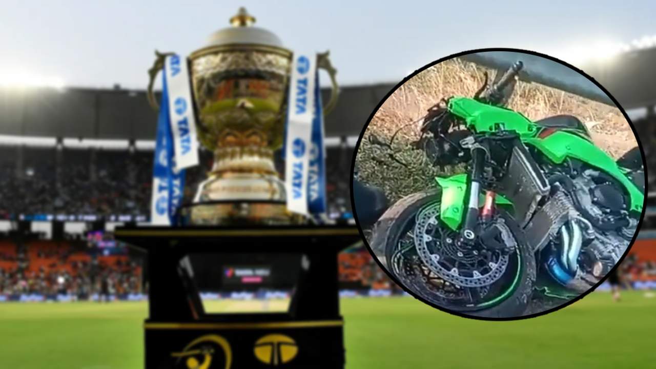 This Indian player met with an accident while riding a super bike