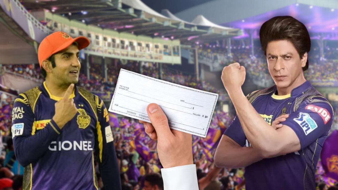 How much did Shah Rukh spend to bring Gautam back to KKR