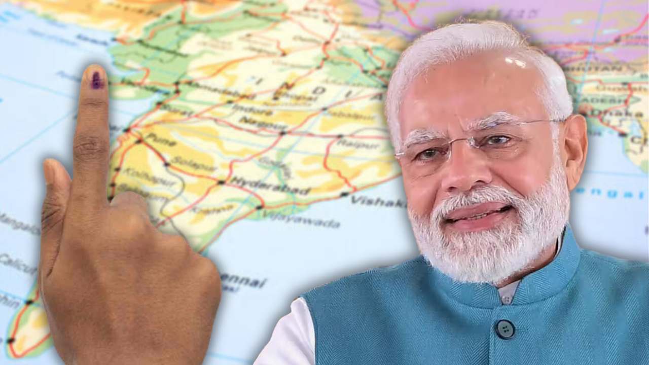 Narendra Modi visited South India 24 times before the elections.