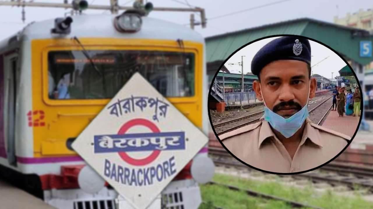 The police personnel saved the girl's life at the station