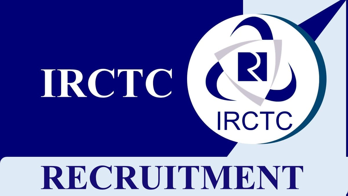 irctc recruitment for various post