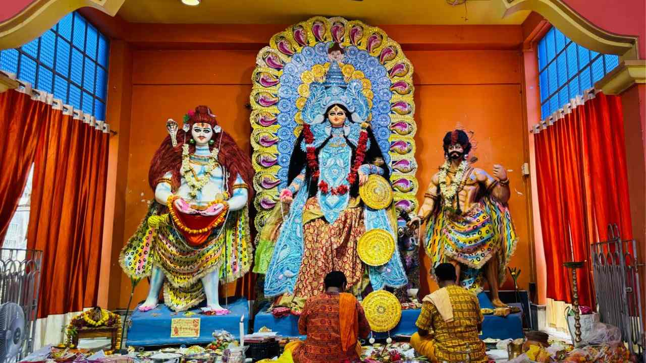 Annapurna Puja is being held in North 24 Parganas.