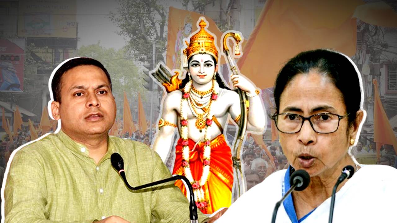 bjp it cell head amit malviya shares a video of mamata banerjee comment over ram navami