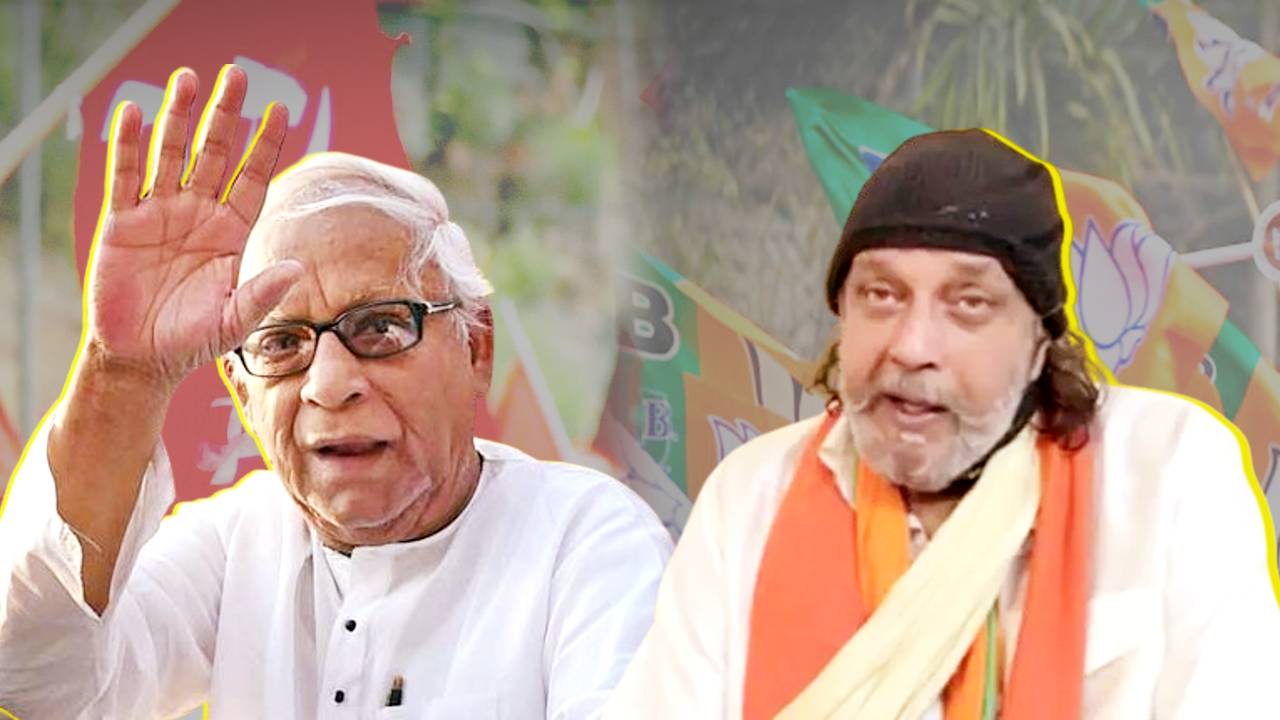 BJP star campaigner actor Mithun Chakraborty praises ex WB CM Buddhadeb Bhattacharjee