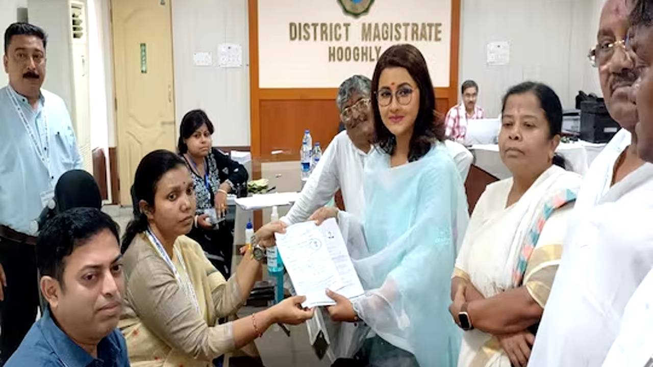 TMC candidate Rachana Banerjee nomination file