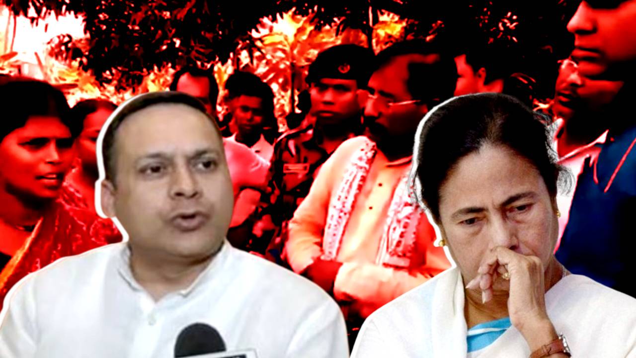 TMC goons are allegedly torturing women of Santipur BJP IT cell head Amit Malviya shares a video