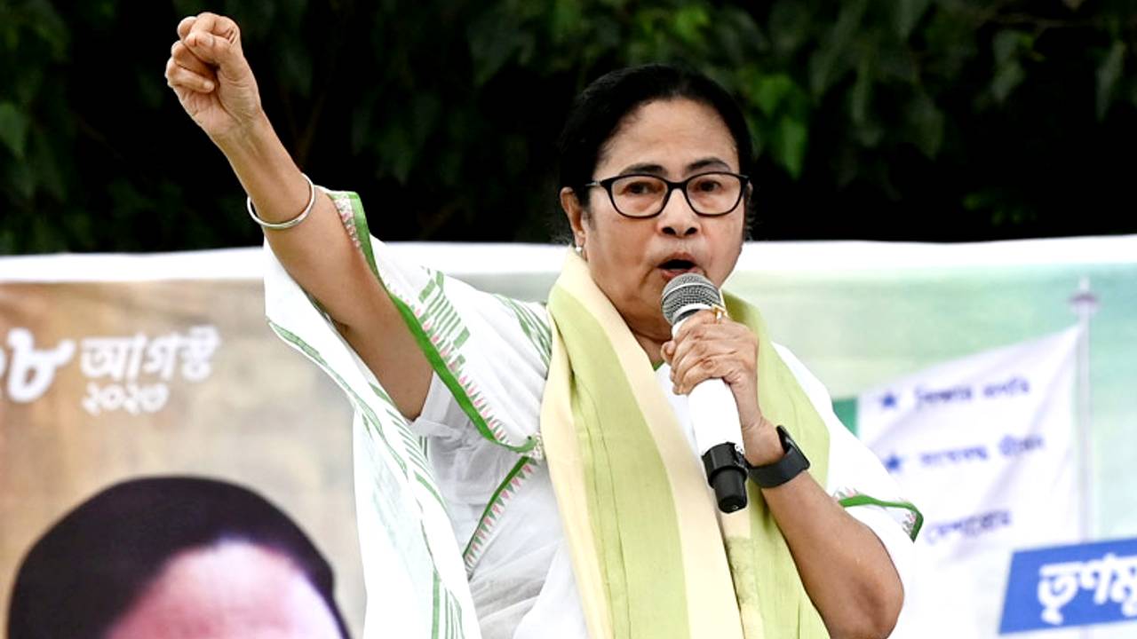 tmc supremo mamata banerjee rally