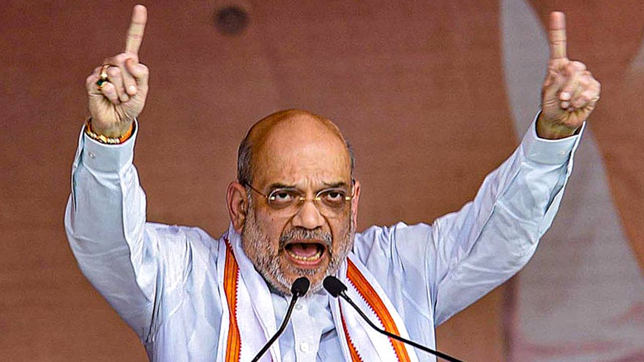 union home minister amit shah rally