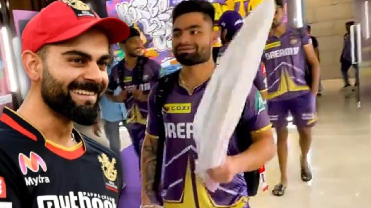 Rinku Singh got the bat again from Virat Kohli.