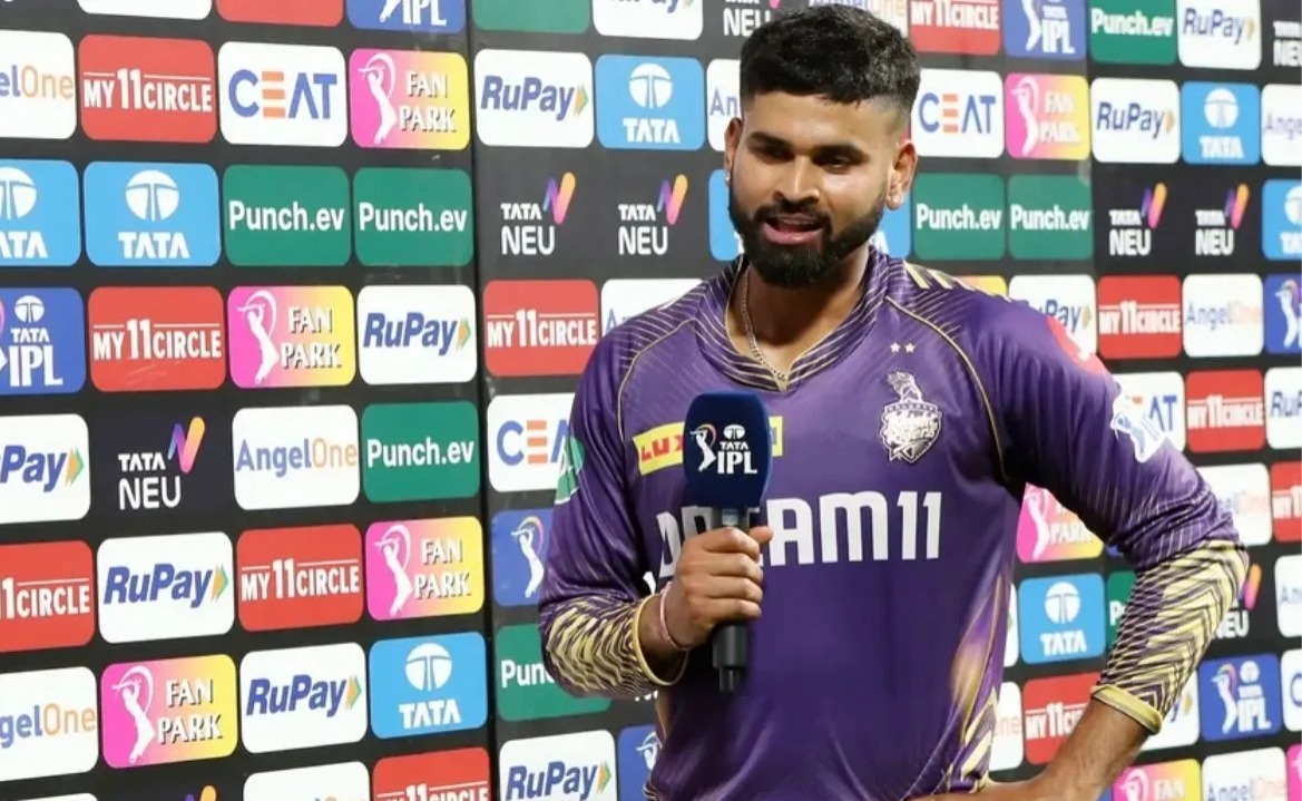 Shreyas Iyer mocked his team after winning the match.