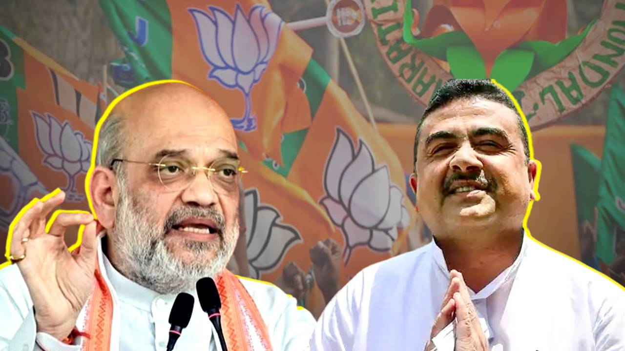 Amit Shah reacts on Police raid in Suvendu Adhikari’s house