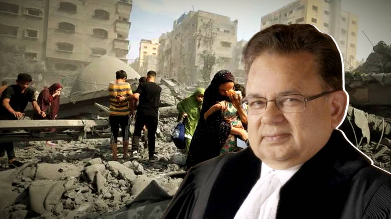 Israel Hamas war verdict Judge Dalveer Bhandari of International Court of Justice