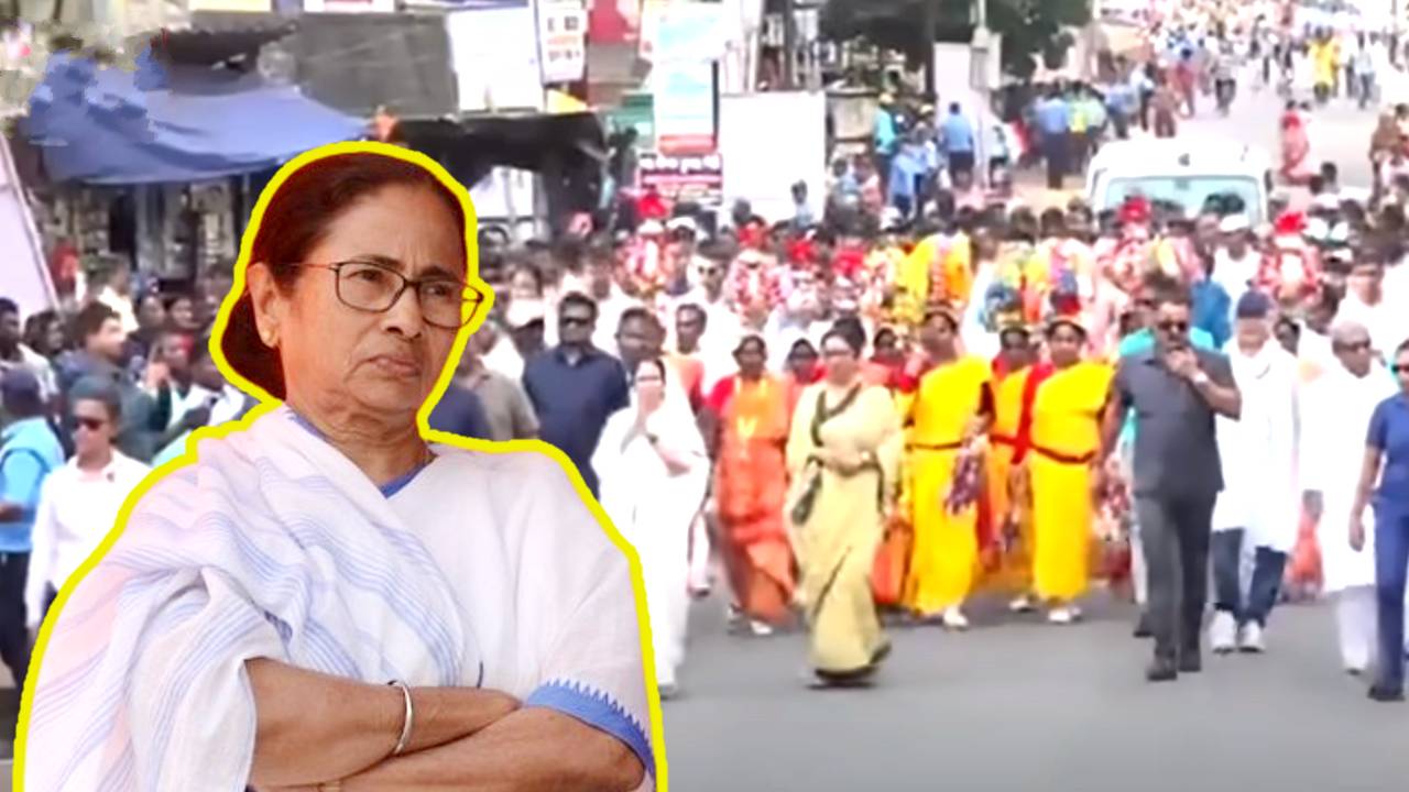 Mamata Banerjee Medinipur road show